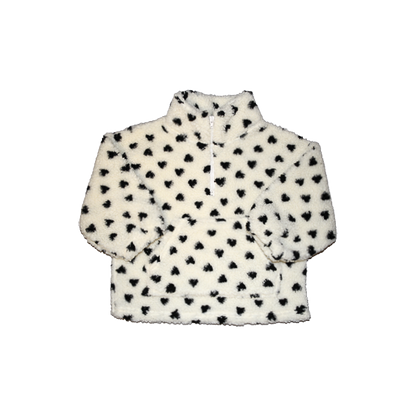Teddy Zip Sweat Hearts