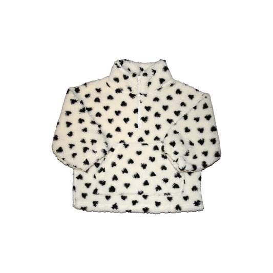 Teddy Zip Sweat Hearts