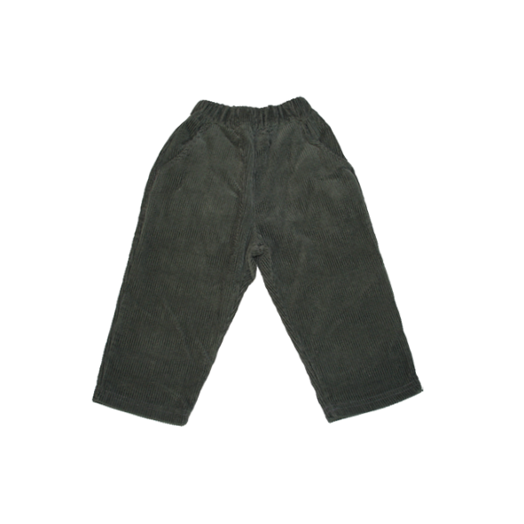 Corduroy Trousers Dark Green