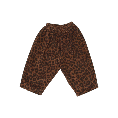 Corduroy Trousers Leopard