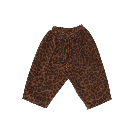 Corduroy Trousers Leopard