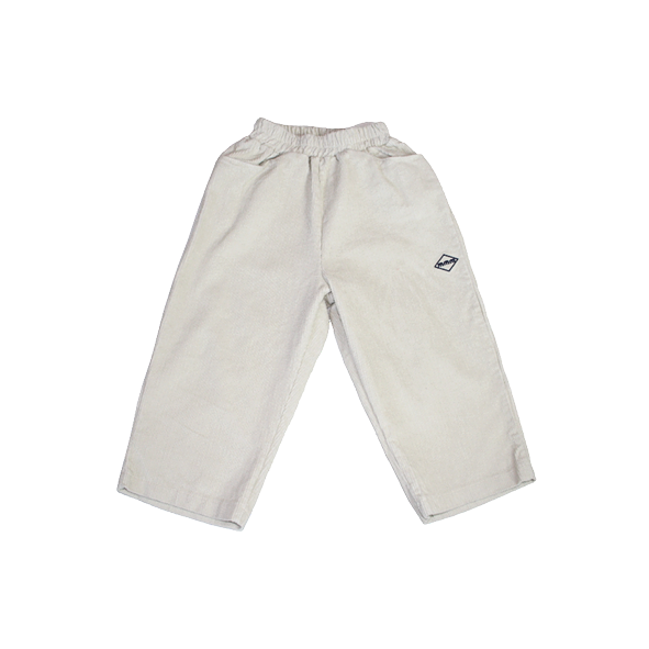 Corduroy Trousers White