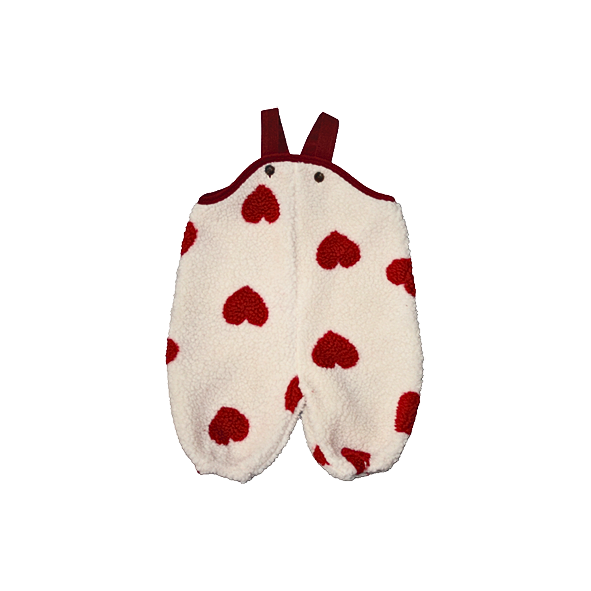 Teddy Jumpsuit Hearts