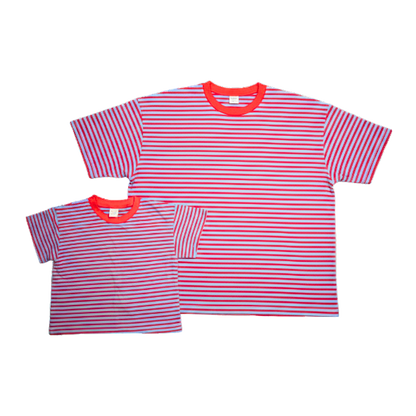 Striped T-shirt red/blue - KIDS