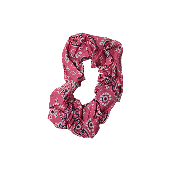 Scrunchie Paisley Pink