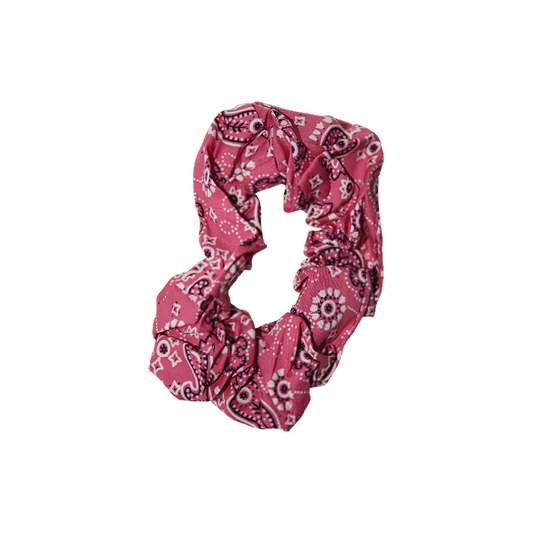 Scrunchie Paisley Pink