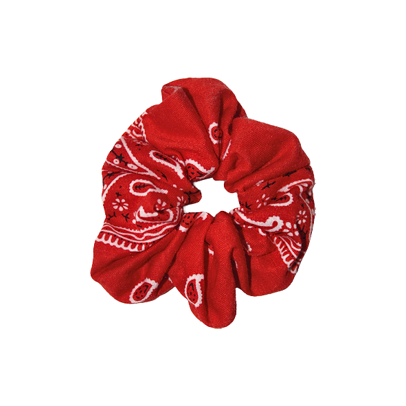 Scrunchie Paisley Red