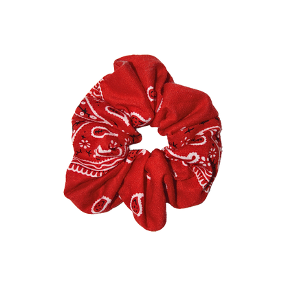 Scrunchie Paisley Red