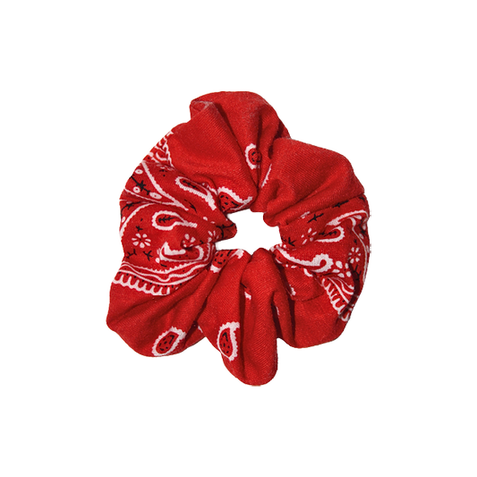 Scrunchie Paisley Red