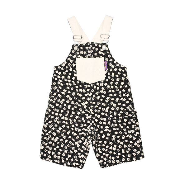 Denim Flower Overall