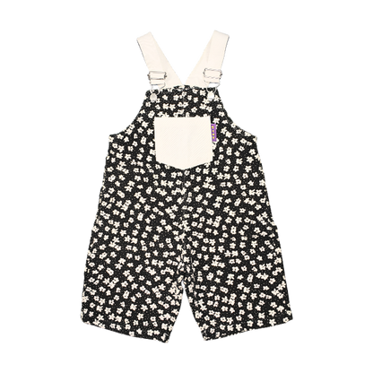 Denim Flower Overall