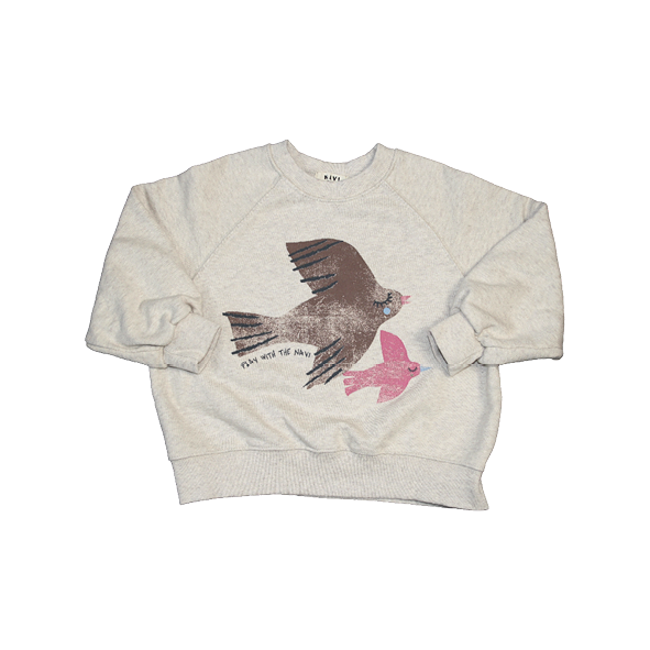 Sweater Bird Beige