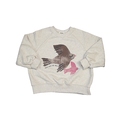 Sweater Bird Beige