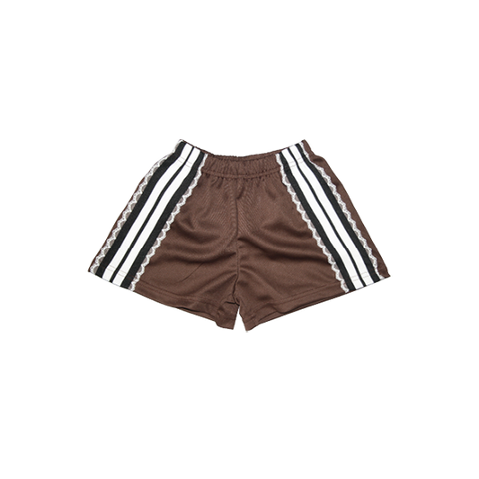 Lace Shorts Brown