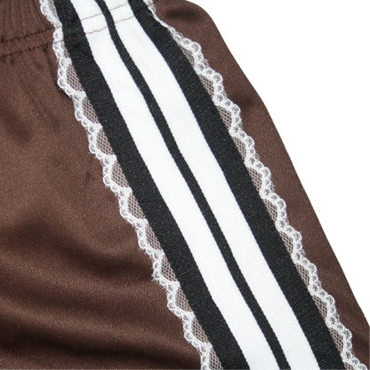 Lace Shorts Brown