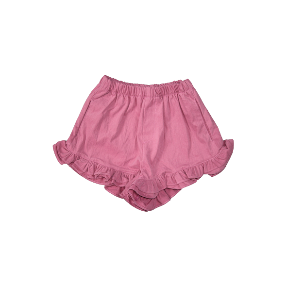 Frilled Shorts Pink