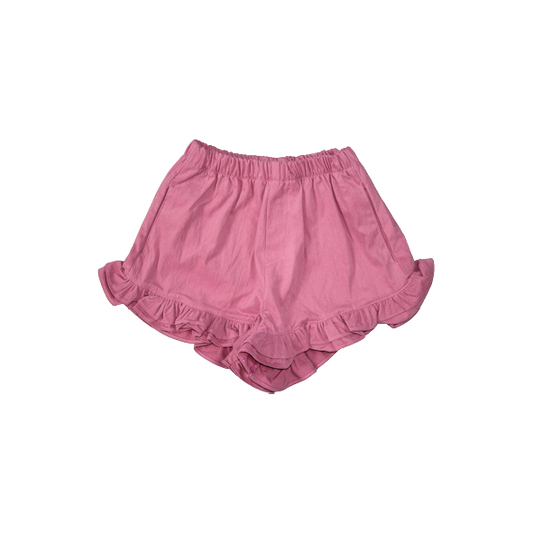 Frilled Shorts Pink
