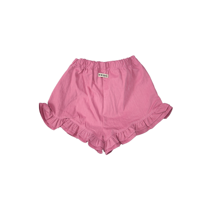 Frilled Shorts Pink