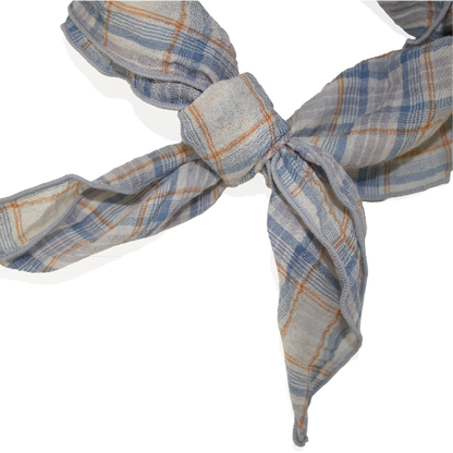 Scarf Check Blue