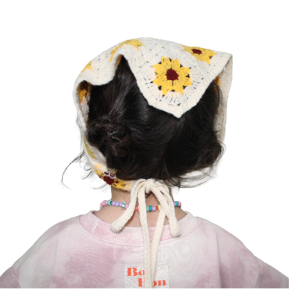 Crochet Bandana Sunflower
