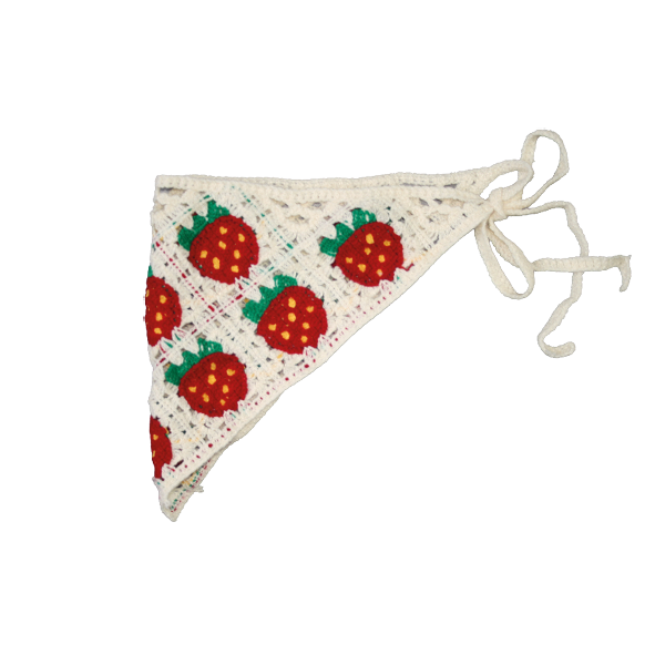 Crochet Bandana Strawberry