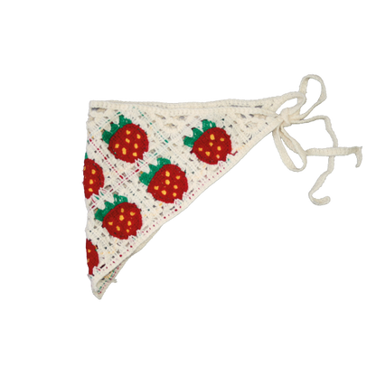 Crochet Bandana Strawberry