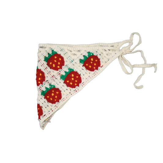 Crochet Bandana Strawberry