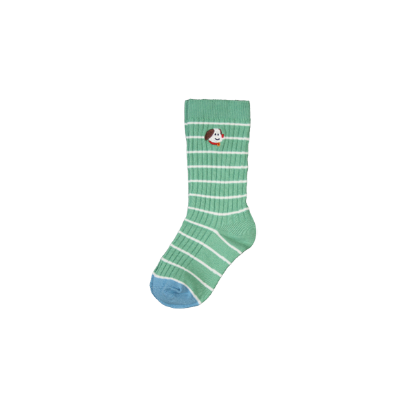 Socks Dog Green