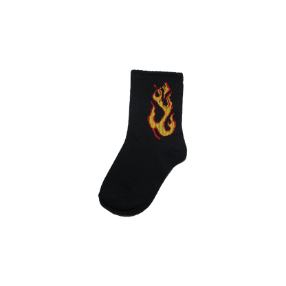 Flame Socks Black/Yellow