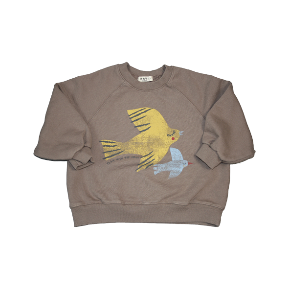 Sweater Bird Brown