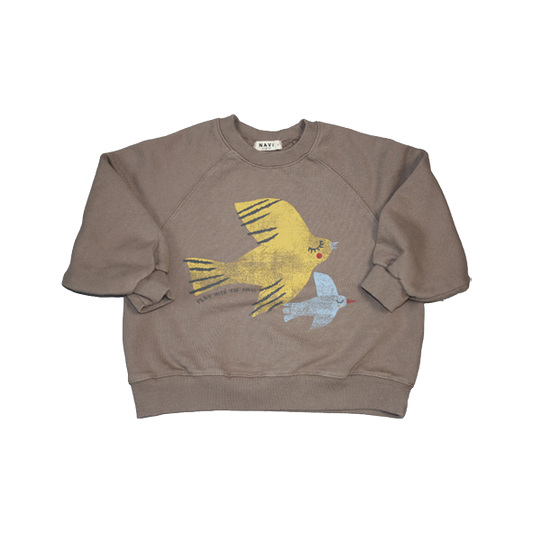 Sweater Bird Brown