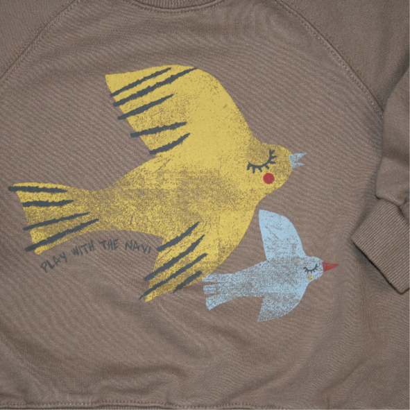 Sweater Bird Brown