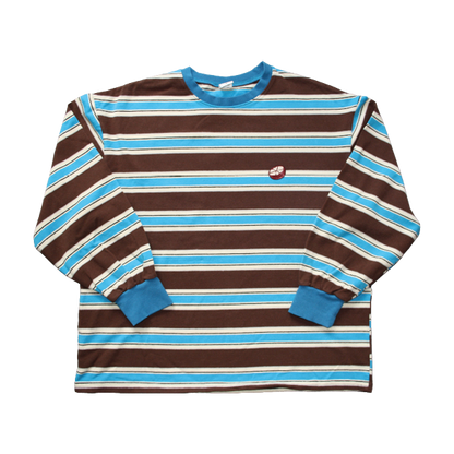 Striped Longsleeve blue - ADULT