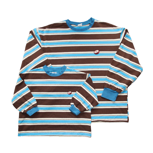 Striped Longsleeve blue - ADULT