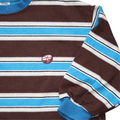 Striped Longsleeve blue - ADULT