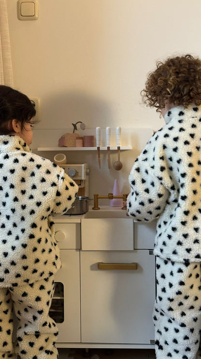 Teddy Zip Sweat Hearts