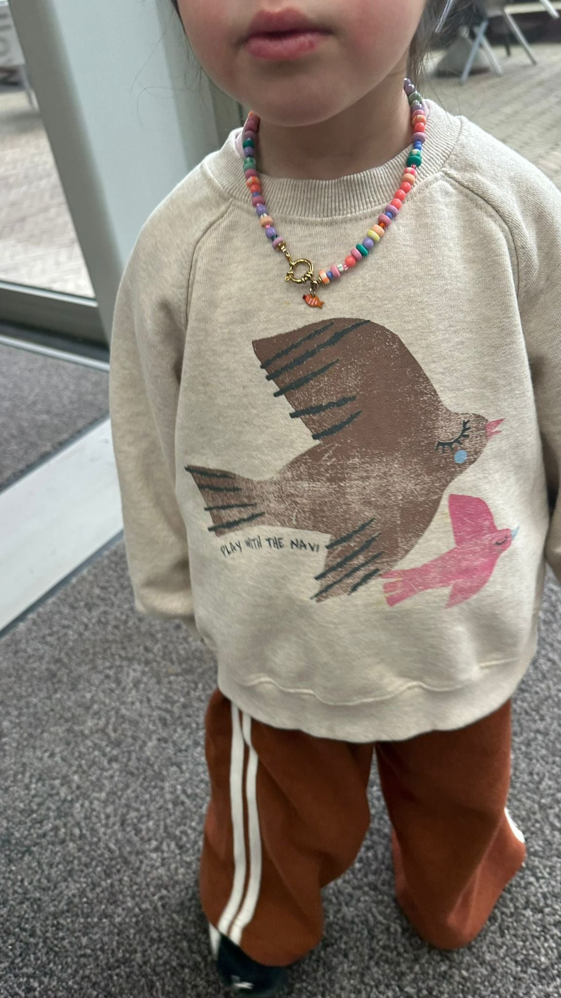 Sweater Bird Beige