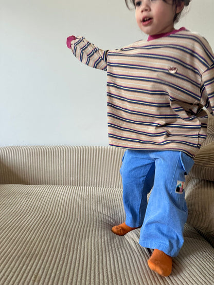 Striped Longsleeve pink - KIDS
