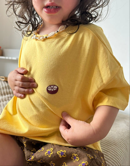 Basic Logo Tee Yellow