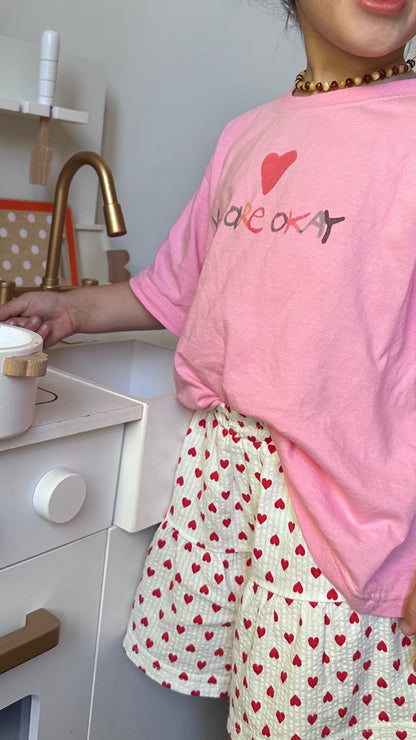 T-shirt Okay Pink