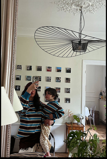 Striped Longsleeve blue - ADULT