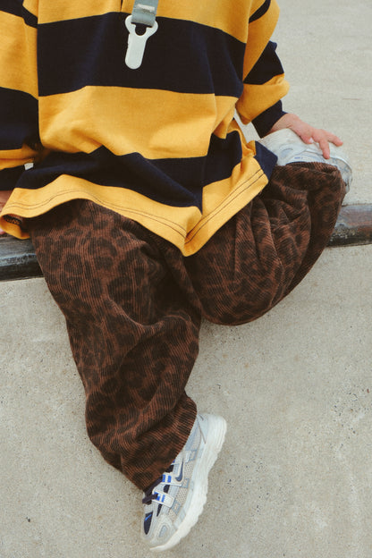 Corduroy Trousers Leopard