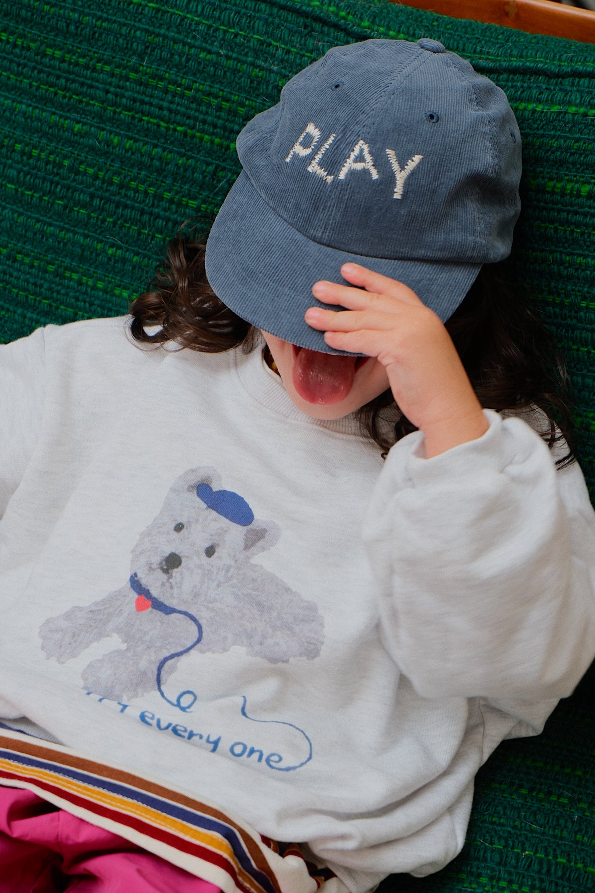 Corduroy Cap Blue